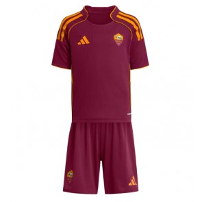 Billiga AS Roma Evan Ferguson #11 Hemmatröja Barn 2025-26 Kortärmad (+ Korta byxor)